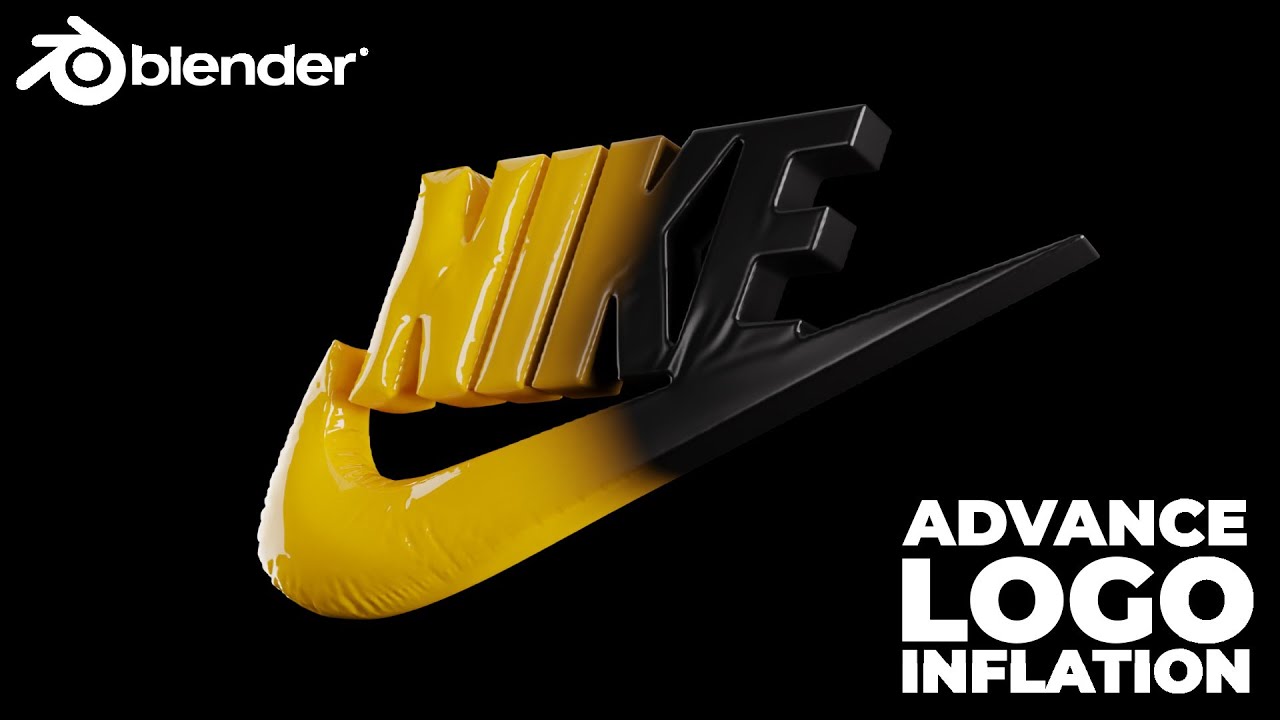 Advance Logo Inflation Animation in Blender 3D - Blender 3D Tutorial