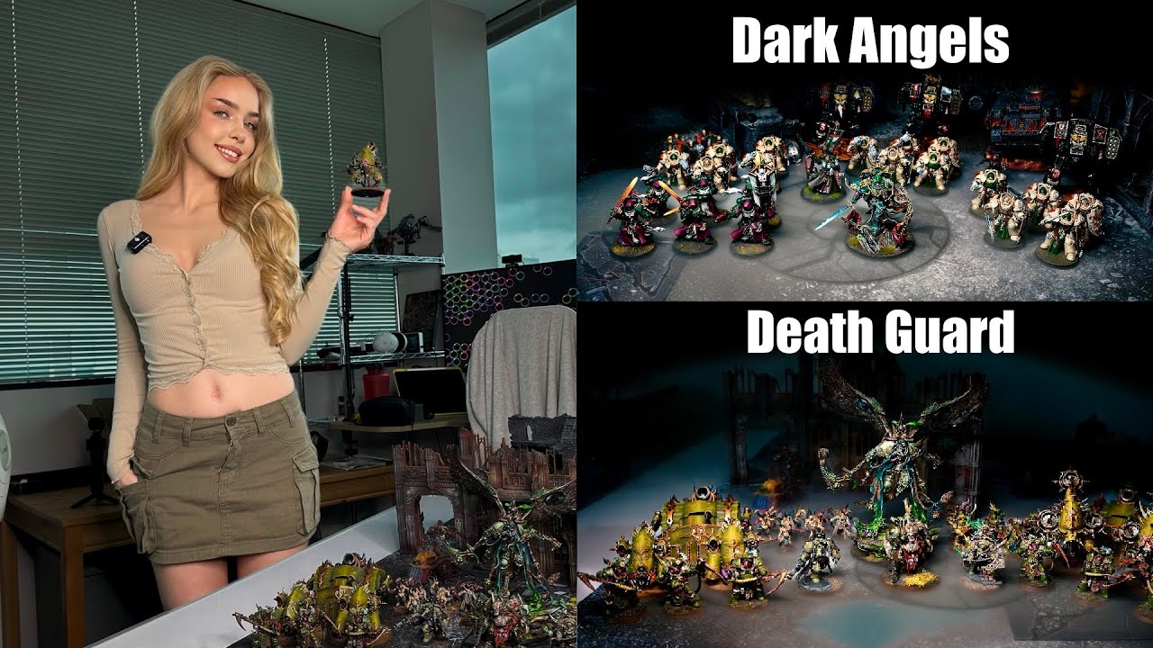 Dark Angels vs Death Guard (NEW CODEX) Battle Report 10th Edition 2000pts
