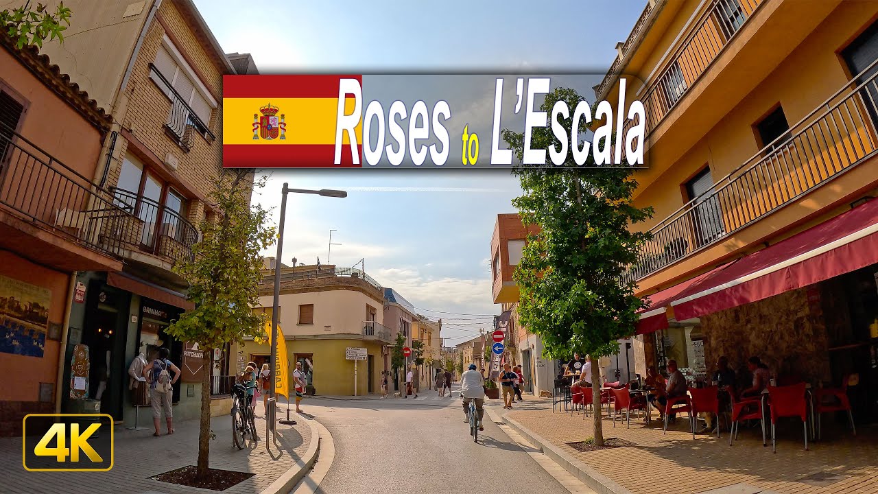 Driving from Roses to L’Escala in Catalonia, Spain 🇪🇸