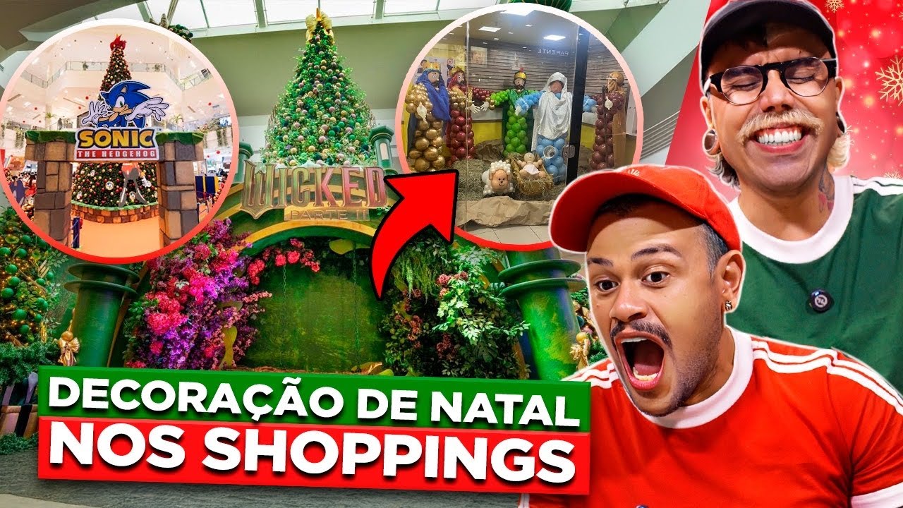 ANALISANDO DECORAÇÕES ( CHICS E CAFONAS) DE NATAL EM SHOPPINGS | Diva Depressão