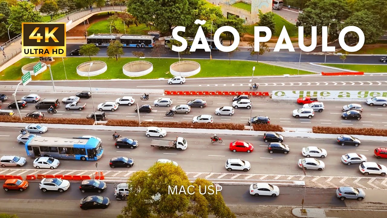 🇧🇷 Mirante do Museu de Arte Contemporânea • MAC SP • São Paulo 4K