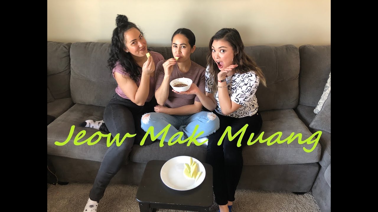 How to Make Jeow Mak Muang (Lao Spicy Mango Dip & Salt and Chili Pepper Dip)