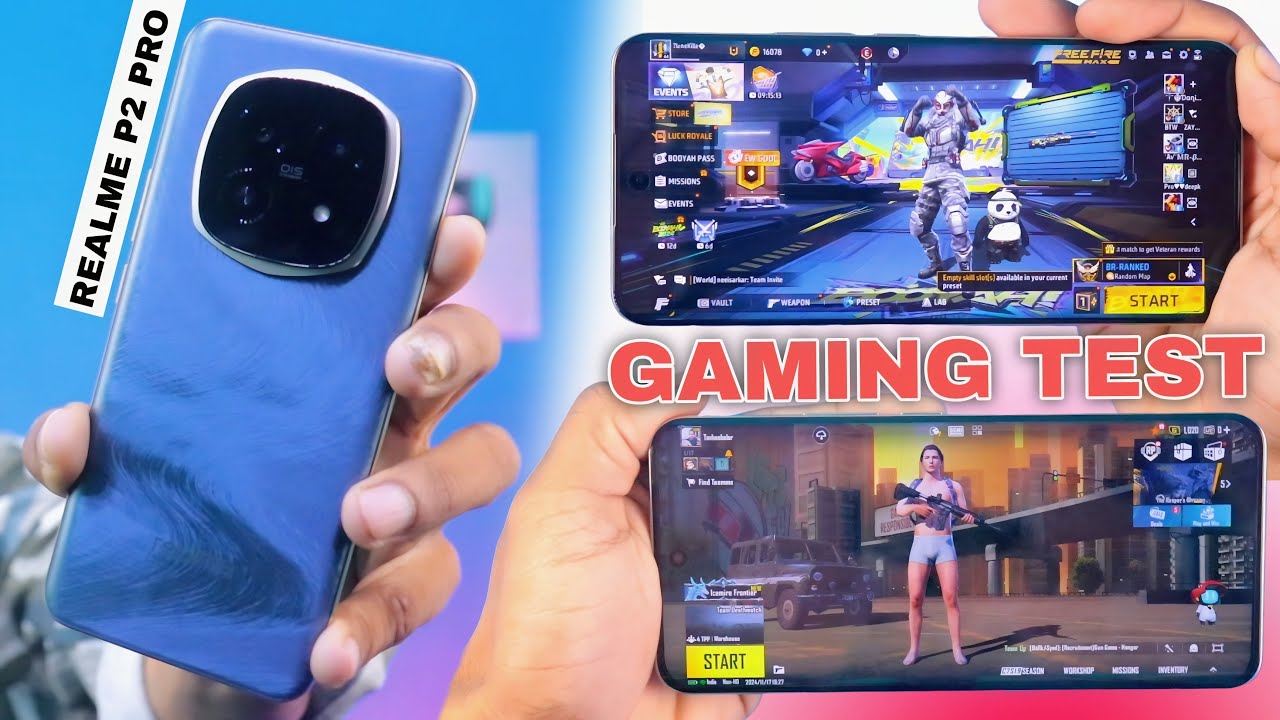 Realme P2 Pro 5G Gaming Test - Bgmi Free Fire Test | Heating Battery Test