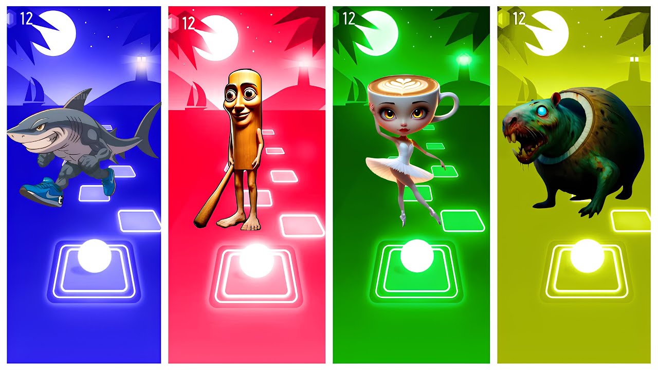 BRAINROT ANIME 🆚 BRAINROT ΕΧTINCTION 🆚 SQUID GAME BRAINROT 🆚 TRALALERITOS TILES HOP
