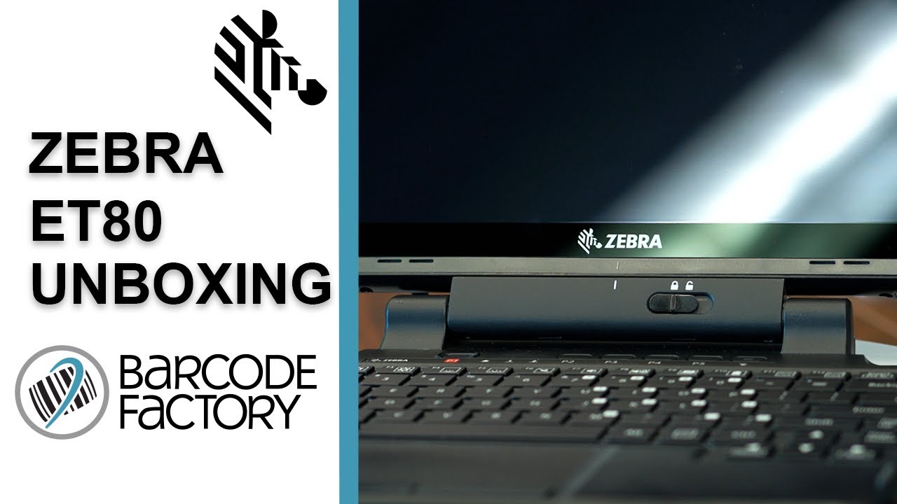 Zebra ET80 12-inch Rugged Tablet Unboxing: 2-in-1 Solution with Barcode Factory