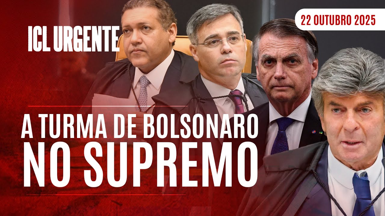 ICL URGENTE  - 22/10/25 - FUX PODE PERMITIR REVIRAVOLTA PARA BOLSONARO NA 2ª TURMA