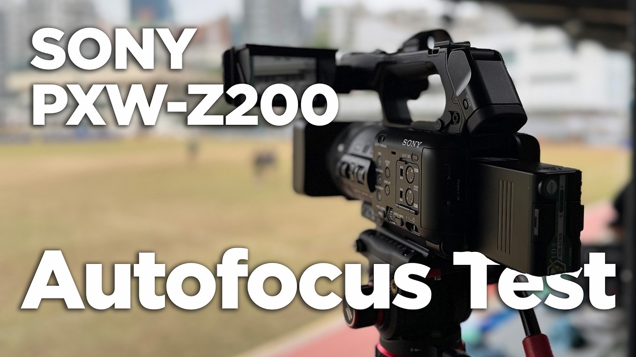Sony PXW-Z200 Football footages for Autofocus in 50p and S&Q function  (4K)