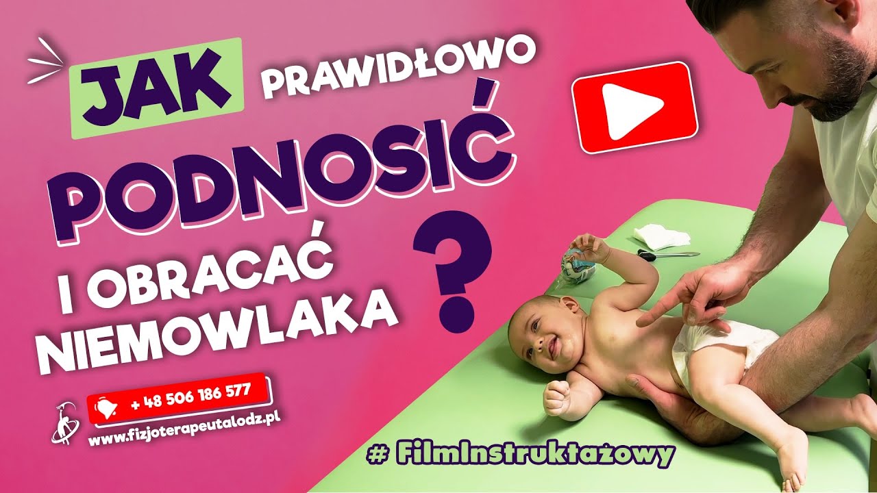 💡Jak prawidłowo podnosić i obracać niemowlaka? 👶 |  Film instruktażowy dla rodziców 🤱