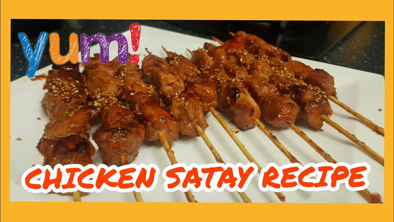 Chicken Satay Recipe , a very simple filipino  recipe