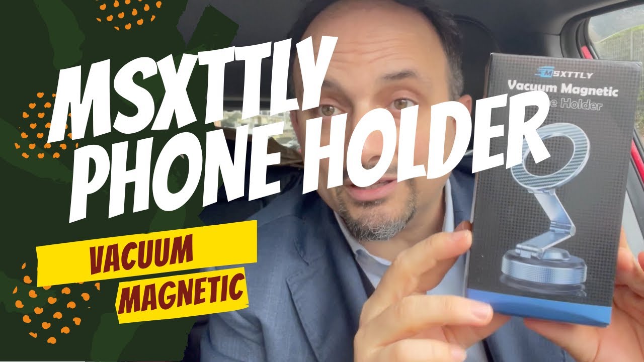 Porta Cellulare Vmag S3 Supporto Magnetico a Vuoto con Magneti Potenti e Braccio Doppio in Lega.