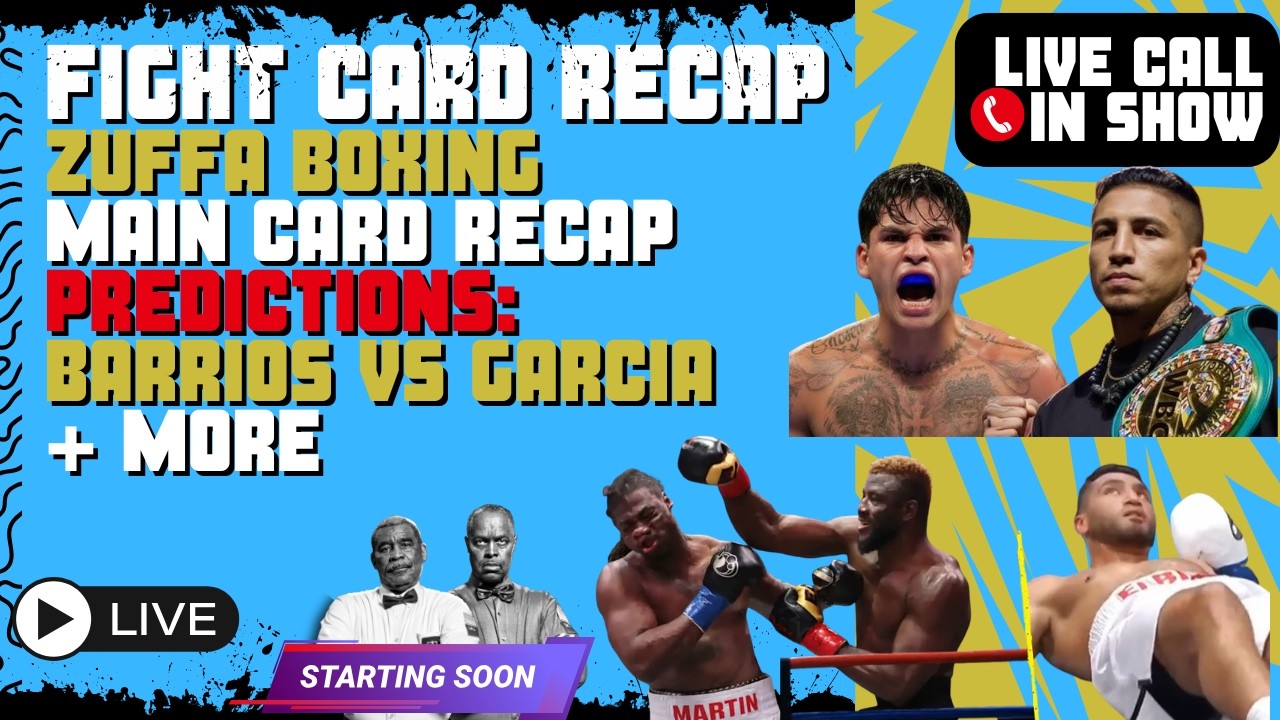 🔥☎️  CALL IN |  Zuffa Recap | Efe Ajagba Next Heavyweight Champ? | Barrios vs Garcia Predictions
