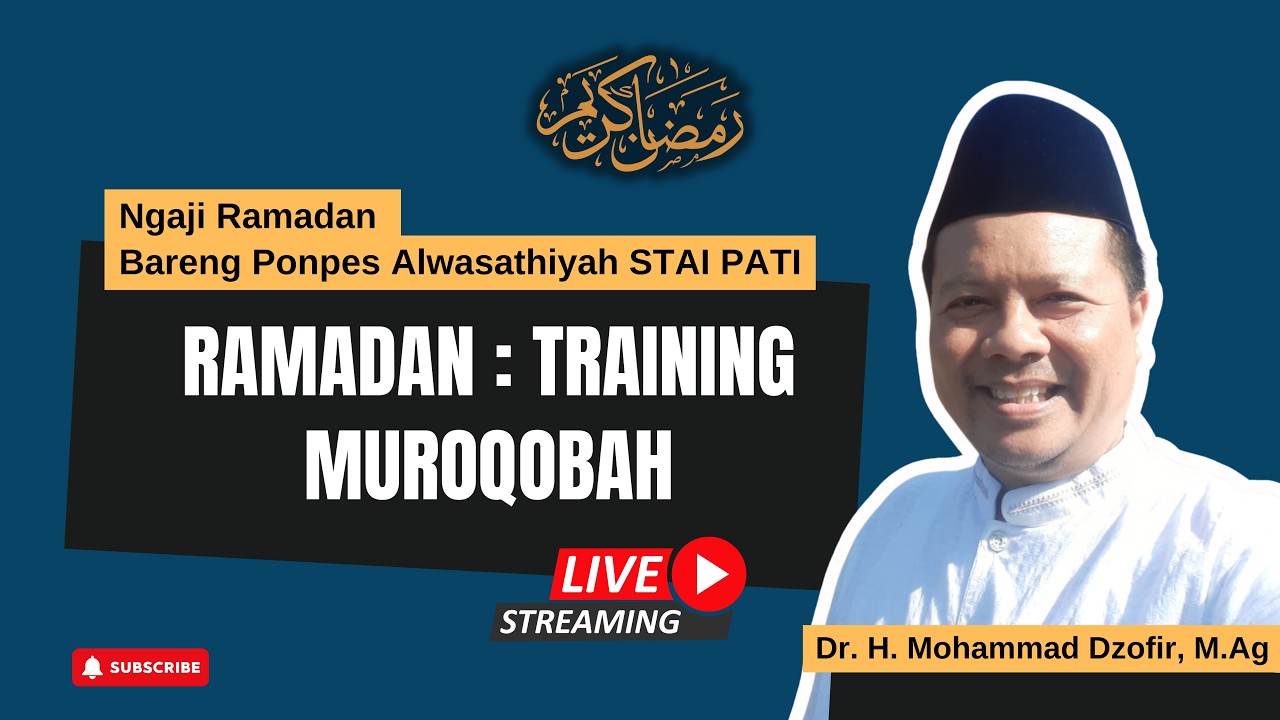 LIVE NGAJI RAMADAN HARI KE-1 BARENG PONPES AL-WASATHIYAH STAI PATI