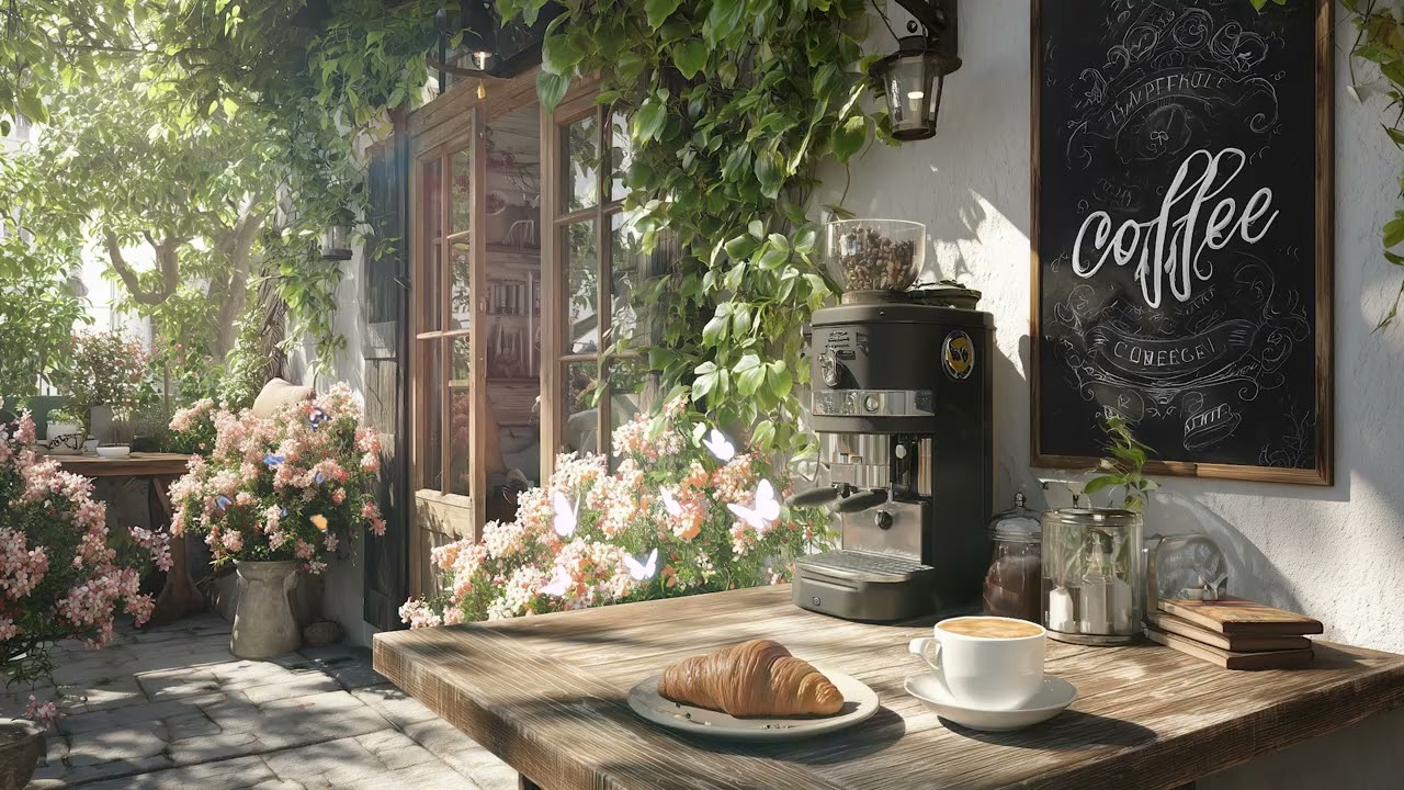 Cozy Morning Café Jazz 🌅 | Relaxing Background Music for Calm & Productivity