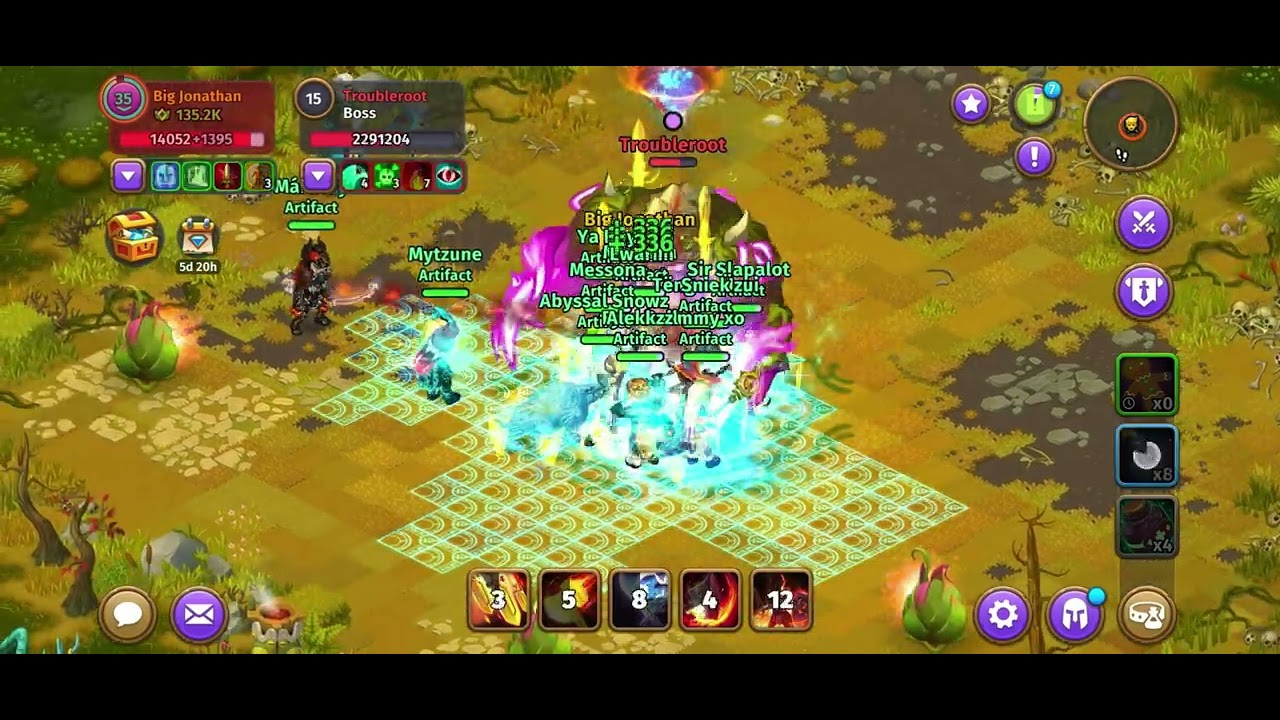 Skylore • Artifact • Troubleroot boss • Anomaly