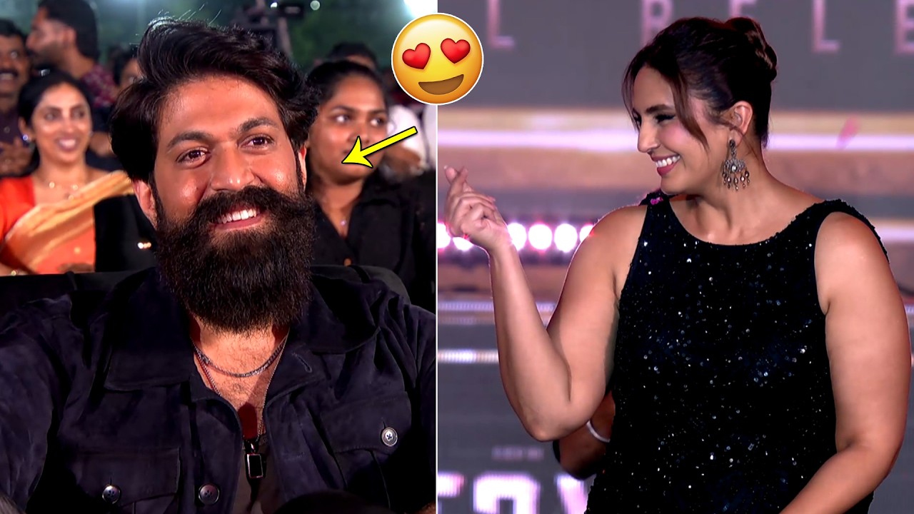 Huma Qureshi Funny Comments on Yash Reaction @ Toxic Pre release event | Kiara Advani | Nayanthara