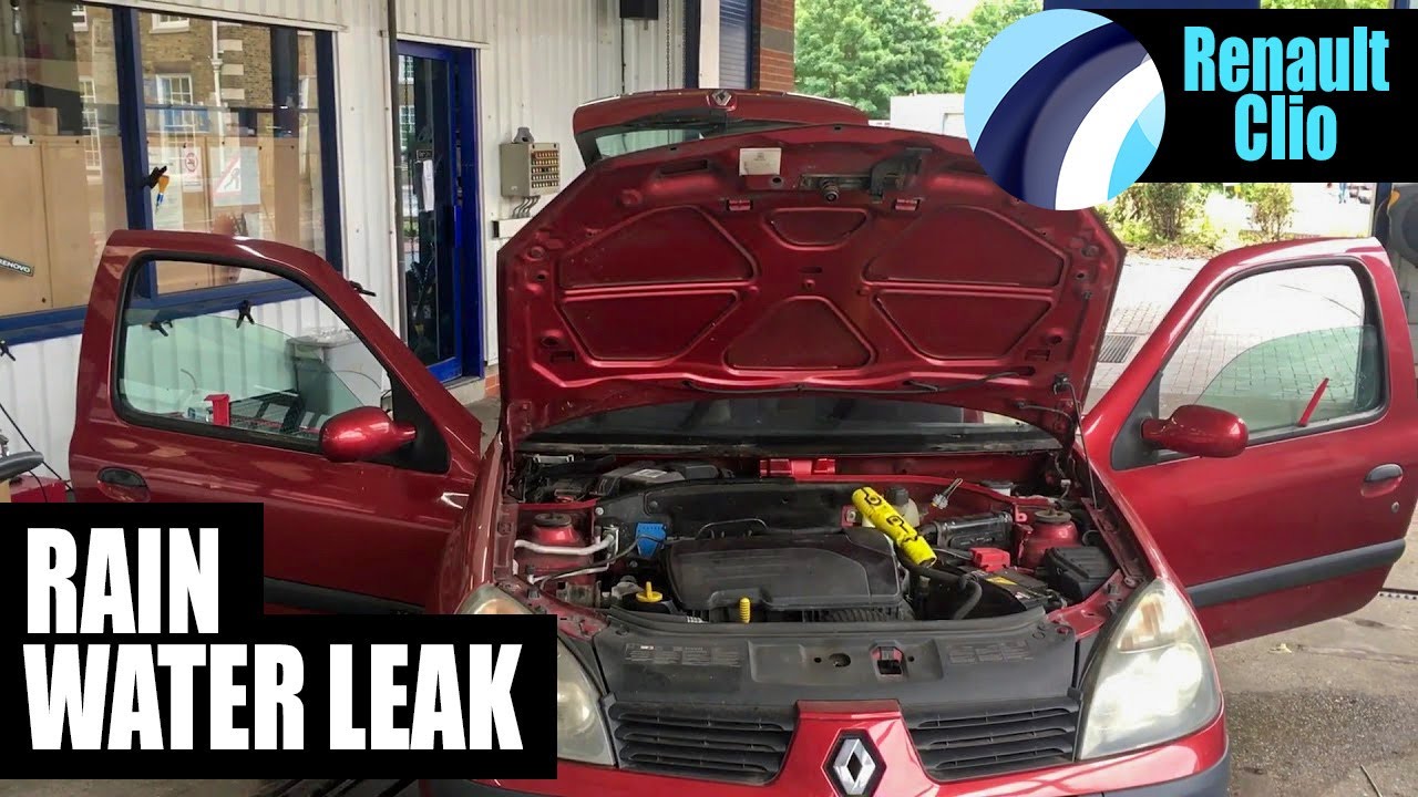 Renault Clio 2005 | утечка воды заблокировала дренаж | #RenaultClioLeaks