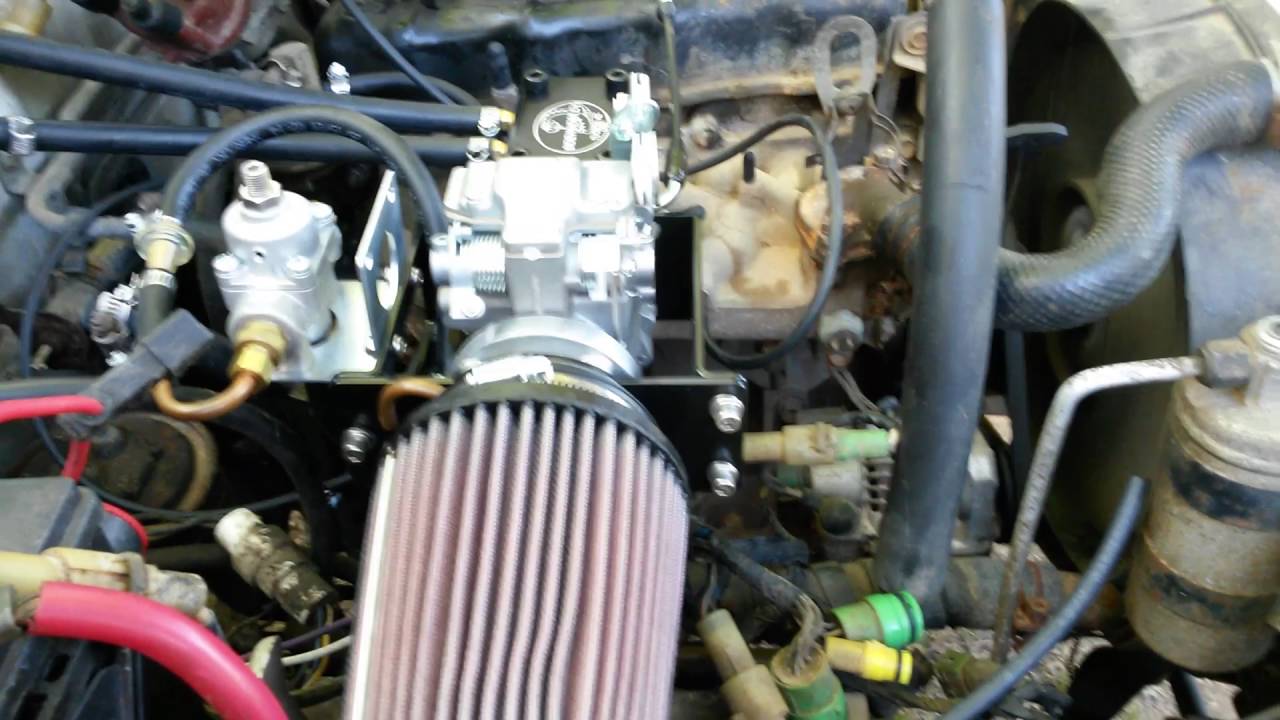 Mikuni HSR45 on 1.3L Suzuki Samurai