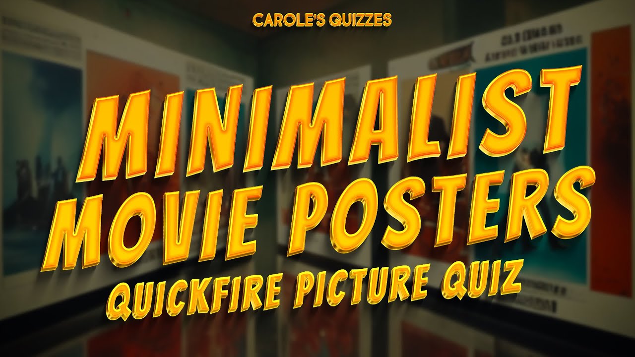 Minimalist Movie Posters: How Many Movies Can You Recognize?