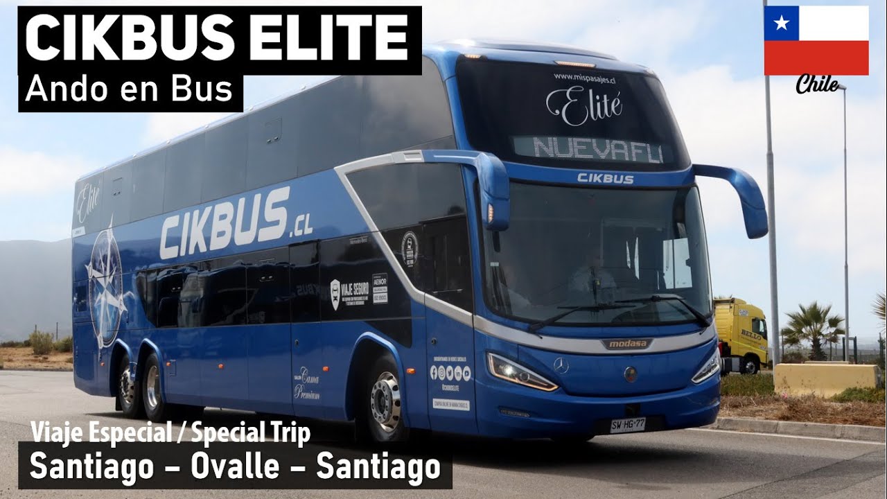 КАРАВАН НОВОЙ МОДАСА ЗЕВС 5 АВТОБУСОВ CIKBUS ELITÉ ИЗ САНТЬЯГО В ОВАЛЛЕ