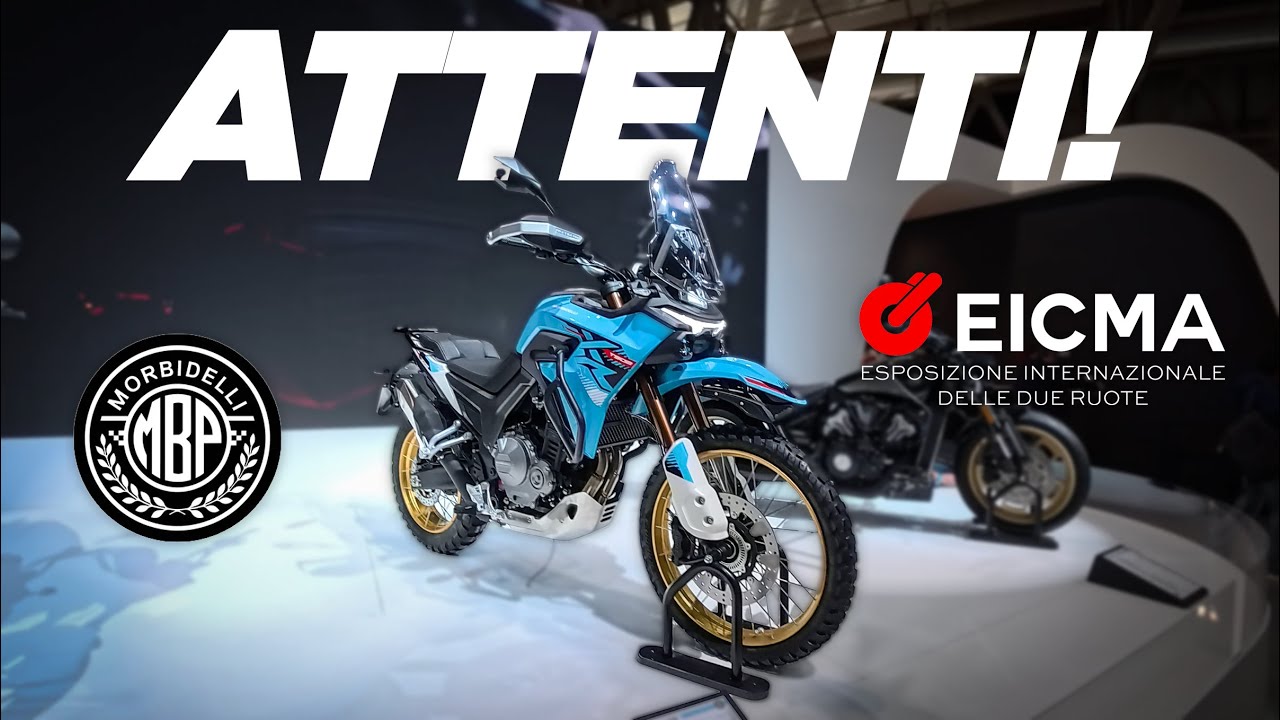 NUOVA MORBIDELLI T 502 XR .. GUERRA A CF MOTO 450 MT - NOVITA EICMA 2025
