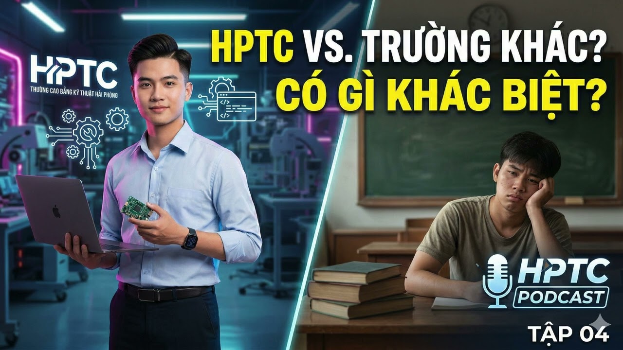 HPTC Podcast Tập 04: Trường Cao Đẳng Kỹ Thuật Hải Phòng Có Gì Khác Biệt So Với Phần Còn Lại?