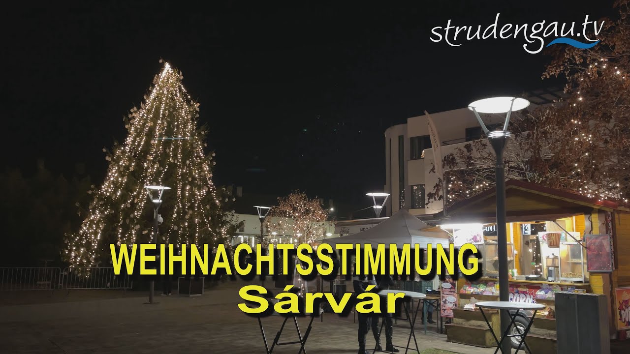 Weihnachtsstimmung in Sárvár Ungarn 2025