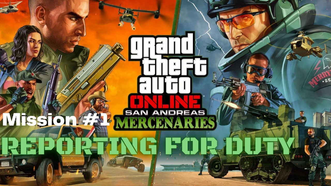 GTA Online - Project Overthrow Mission #1 Reporting For Duty in Hard Difficulty