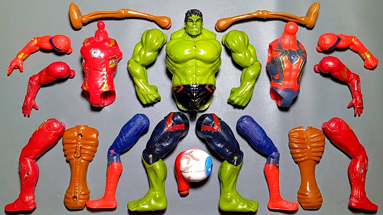 AVENGERS TOYS MARVEL'S HULK SMASH, SPIDER-MAN, IRONMAN SUPERHERO TOYS