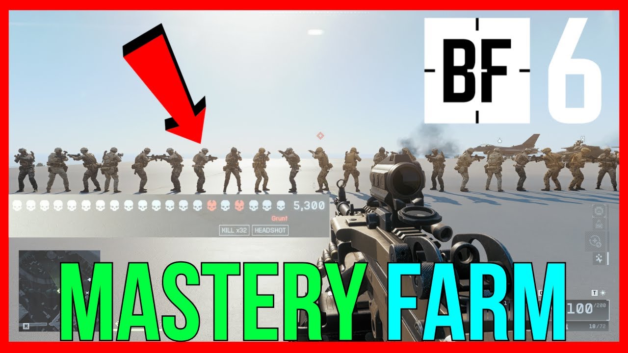 How to FARM Weapon Mastery Camos in Battlefield 6 | BF6 Bot Lobby FARMING