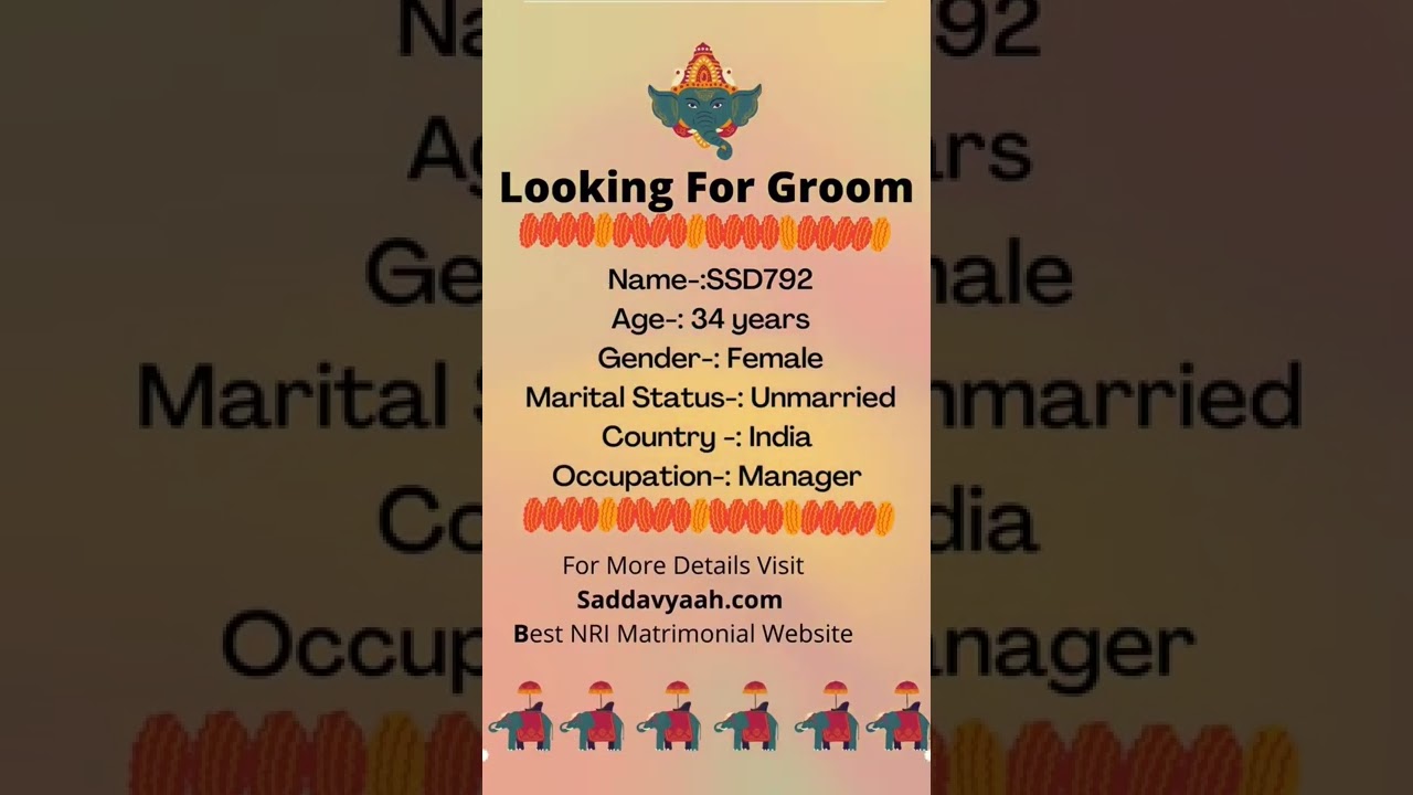 For nri bride and groom visit nri Matrimonial saddavyaah. com #shorts #short