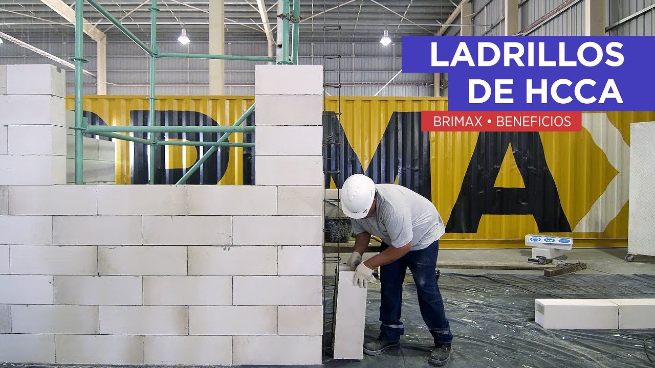 Construcción & Tecnología. Ladrillos Brimax de HCCA. Hormigón celular secado en autoclave. Ventajas.