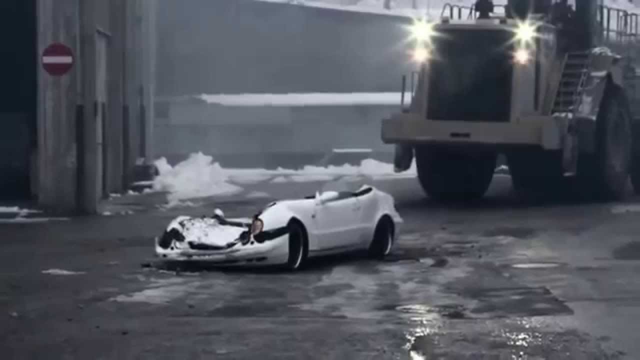 Эпическое уничтожение мерседес е-класса / E-Class mercedes destroying