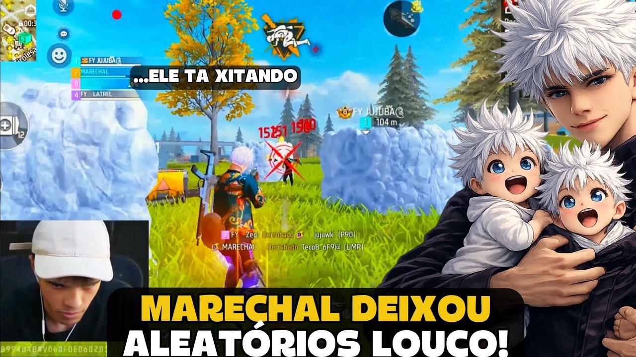 MARECHAL DEIXOU OS ALEATÓRIOS LOUCOS AO FAZER 26 KILL NA RANK! FREE FIRE - MARECHAL HIGHLIGHTS