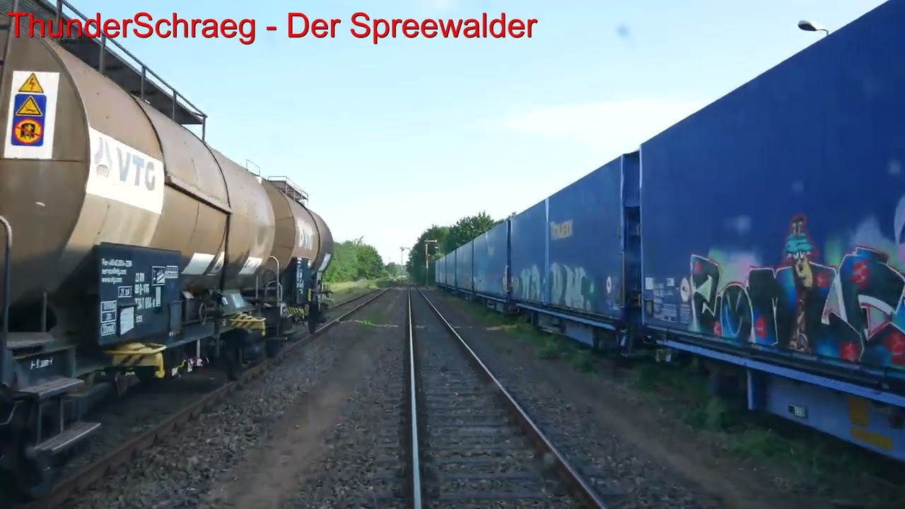 Führerstandsmitfahrt HANSeatische Eisenbahn Plau am See nach Meyenburg BR 504/ 672 DWA LVT/S
