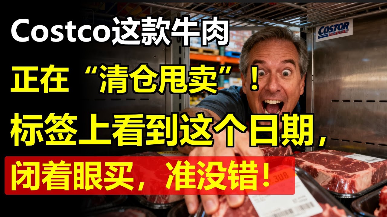Costco这款牛肉正在“清仓甩卖”！标签上看到这个日期，闭着眼买，准没错！
