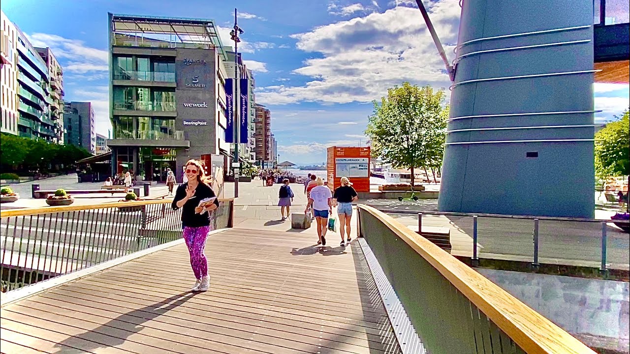 Walking Oslo june 2021 🏃🏻‍♀️ The Thief 5 stars Hotel - Bryggegangen by oslo elsa67
