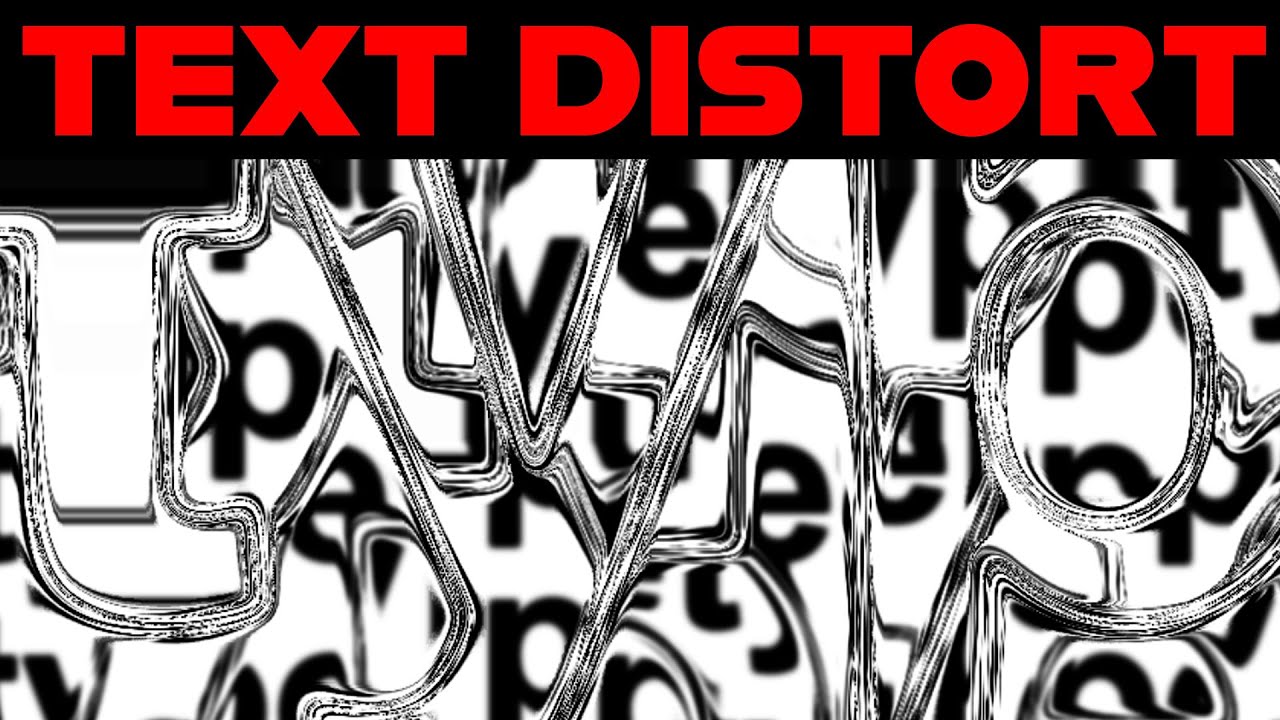 Affinity Photo Tutorial | GLASS Text Distortion How To
