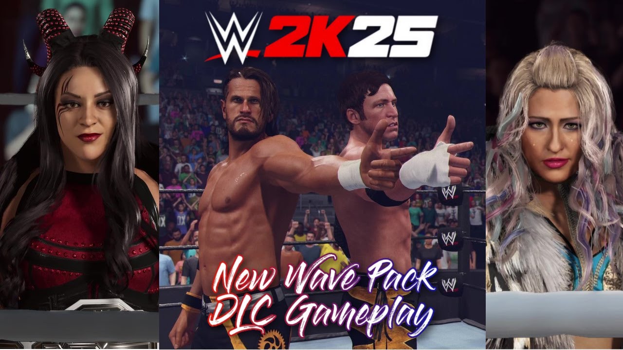 WWE 2K25: New Wave Pack DLC Gameplay