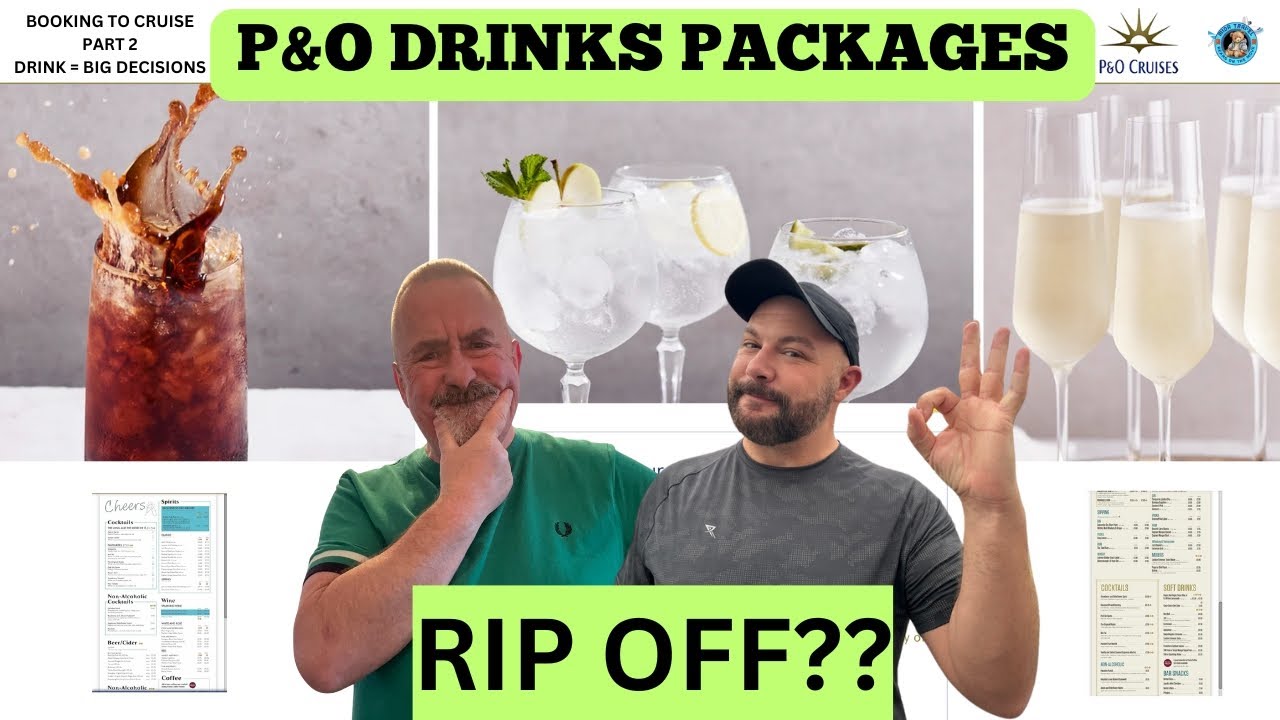 P&O Drinks Packages explained, rip off or worth it?  #pando #drinkspackage #ripoff