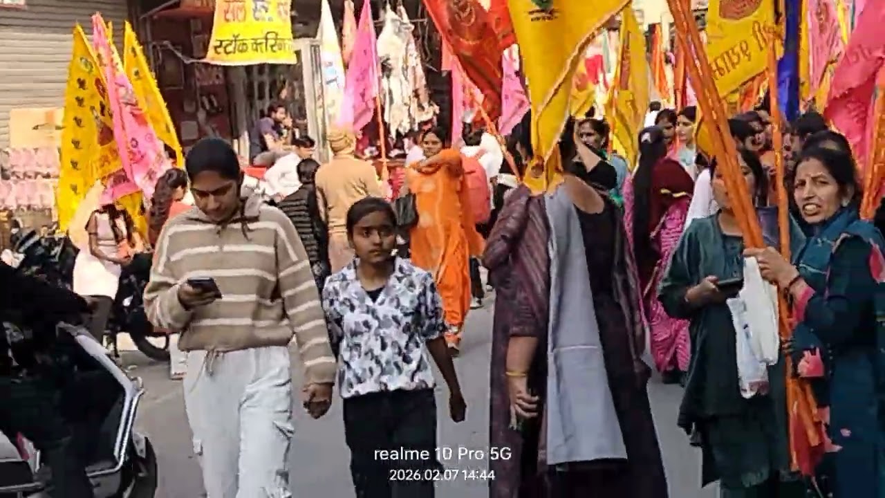 Khatu shyam ki bhavya Shobha Yatra 