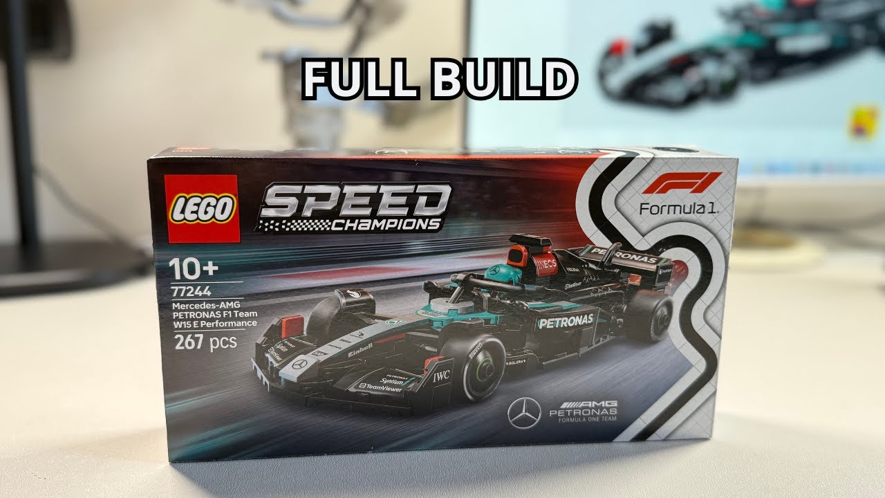COMPLETE BUILD: LEGO Speed Champions 77244 Mercedes-AMG F1 W15 E Performance | F1 Car Build