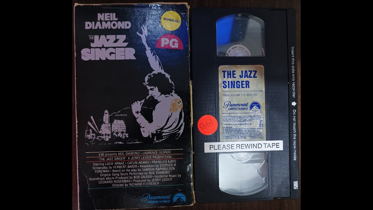 Closing to The Jazz Singer 1981 VHS