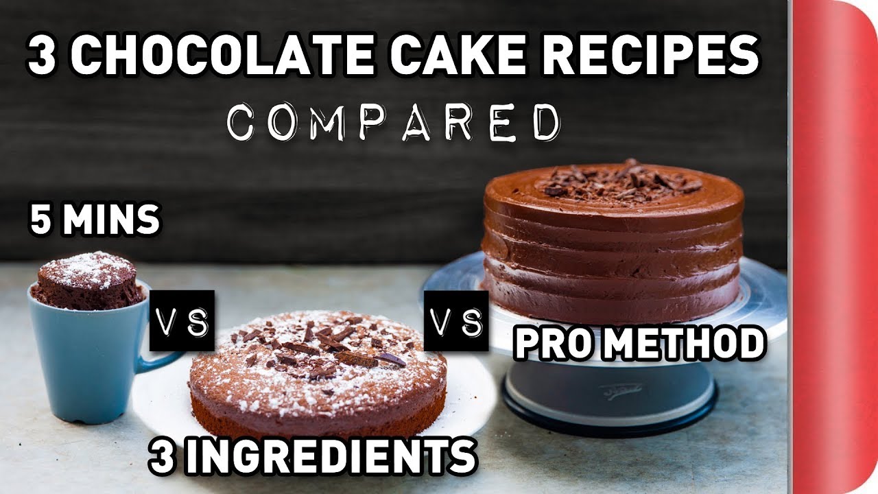 3 Chocolate Cake Recipes COMPARED Ft. Rosanna Pansino! | Sorted Food