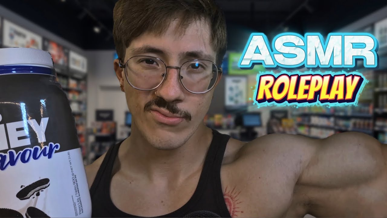 ASMR ROLEPLAY | VENDEDOR DE SUPLEMENTOS TE DÁ DICAS PARA SECAR 💪🏻🔥 (Dicas reais)
