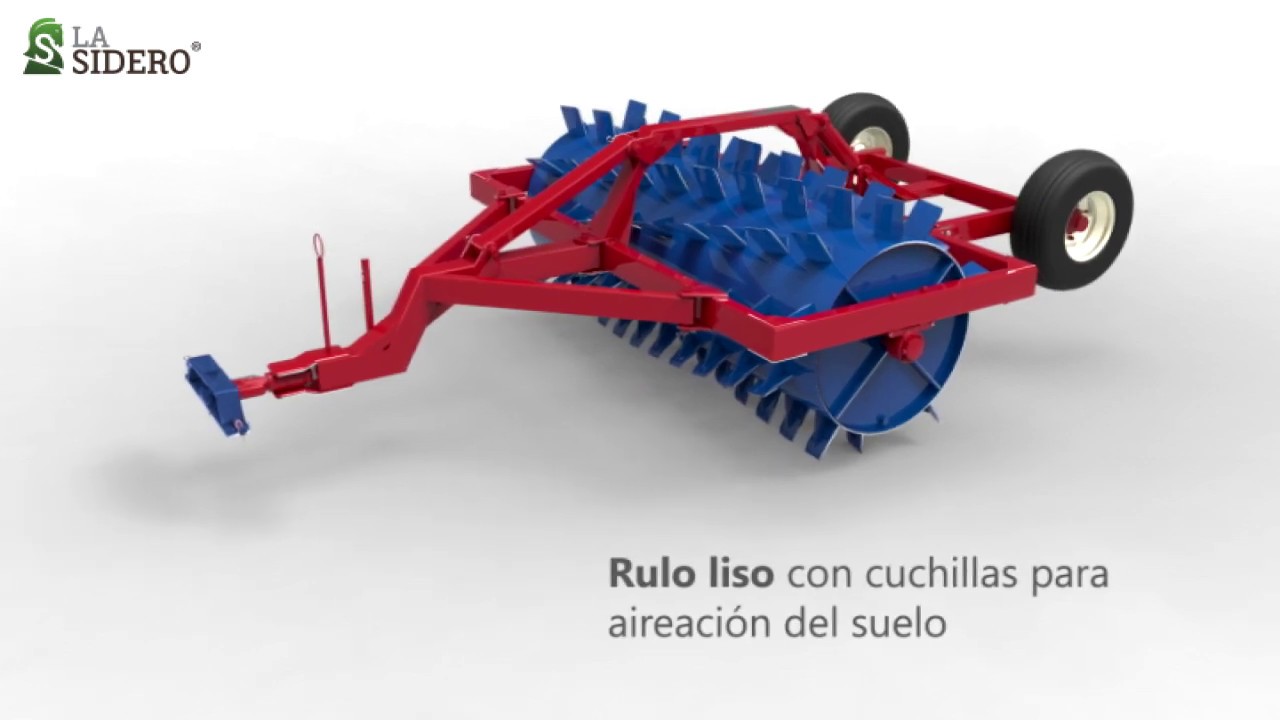 La Sidero I Rulo liso con cuchillas para aireación del suelo