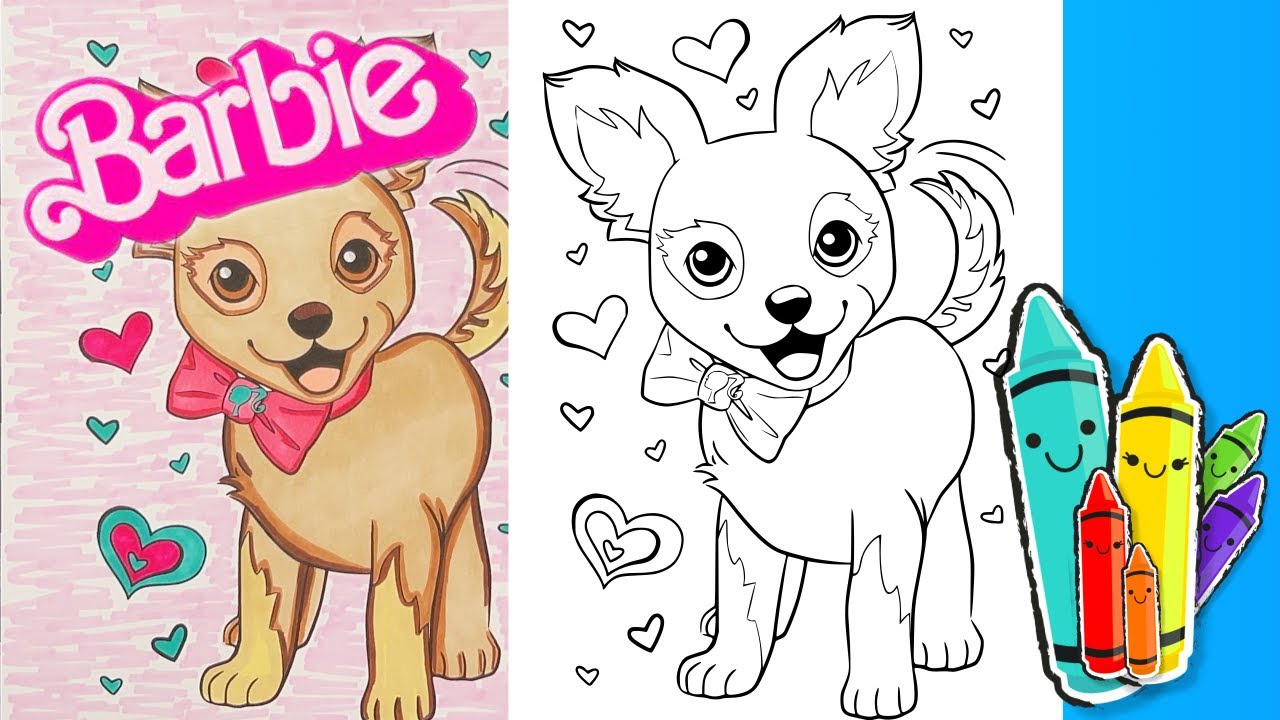 Barbie Coloring Pages For Kids - Fun Coloring Pages For Girls