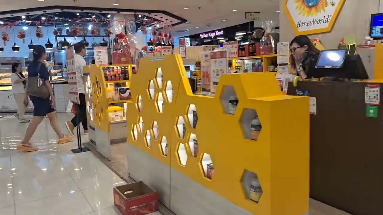 Chinese new year goodies and decoration at Thomson Plaza Singapore
