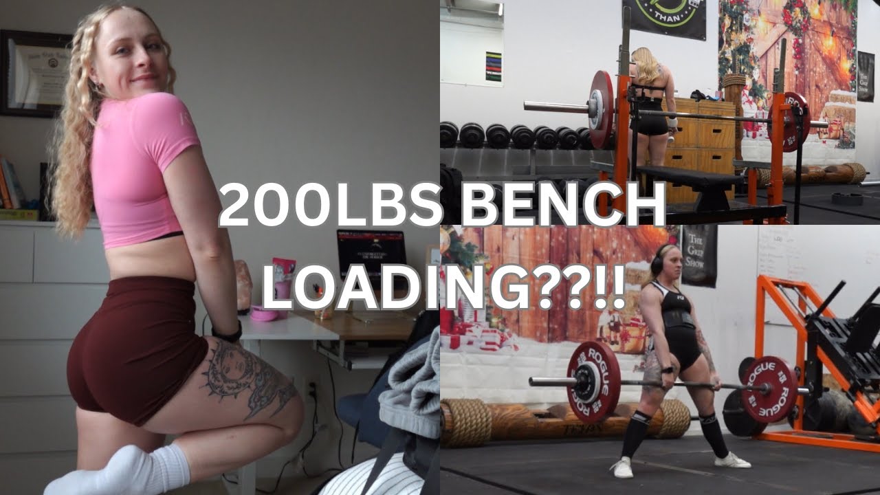 VLOG 24: 200LBS BENCH COMING IN 2026!!