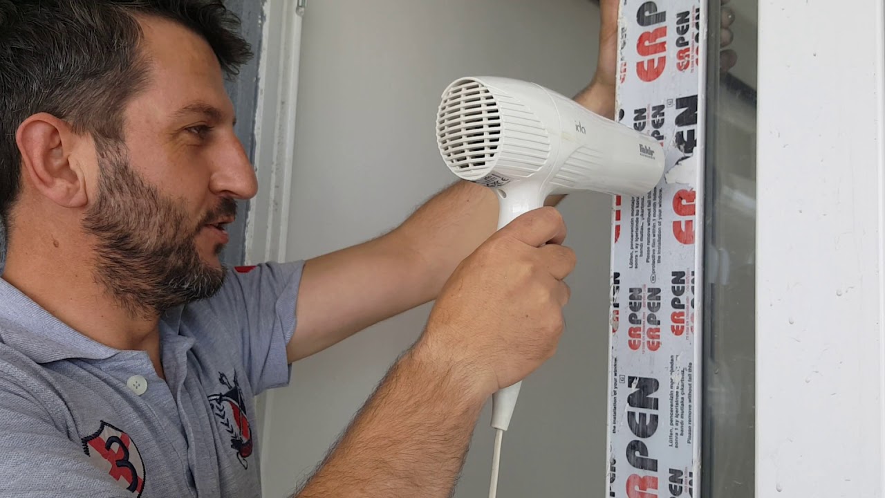 PLASTİK PENCEREDEKİ KURUMUŞ YAPISKAN BANT NASIL ÇIKARILIR