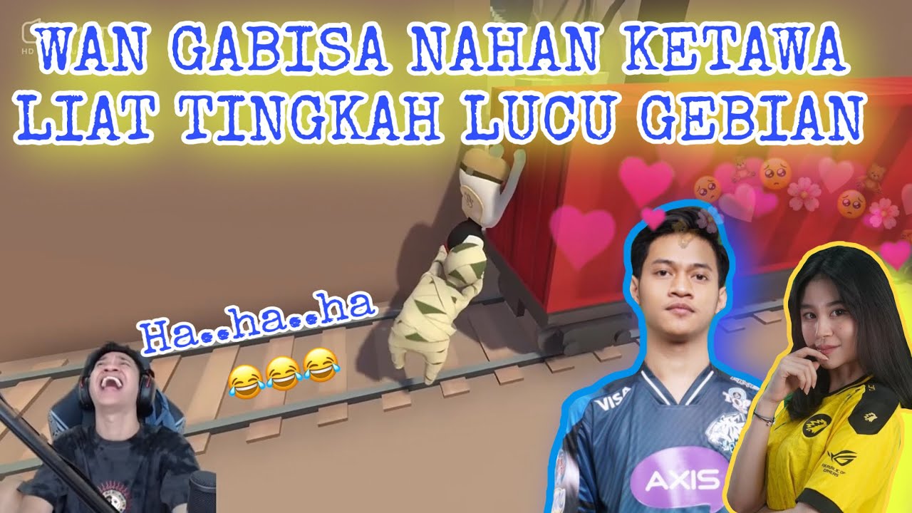 NGAKAK !! WAN MAIN HUMAN FALL FLAT BARENG GEBI !! WAN SAMPE GABISA NAHAN KETAWA LAGI !